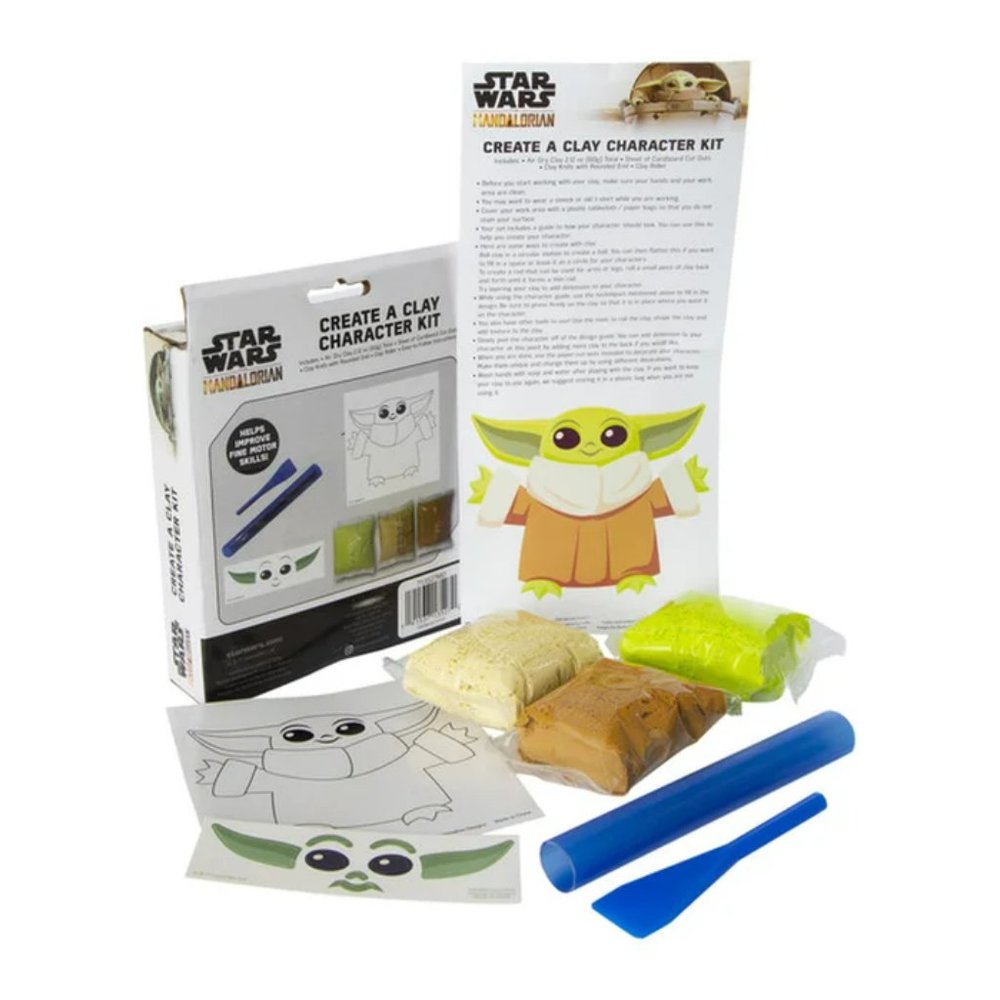 (#292)  Disney Star Wars Mandalorian Grogu Create a Clay Character Kit Disney St - Picture 2 of 3